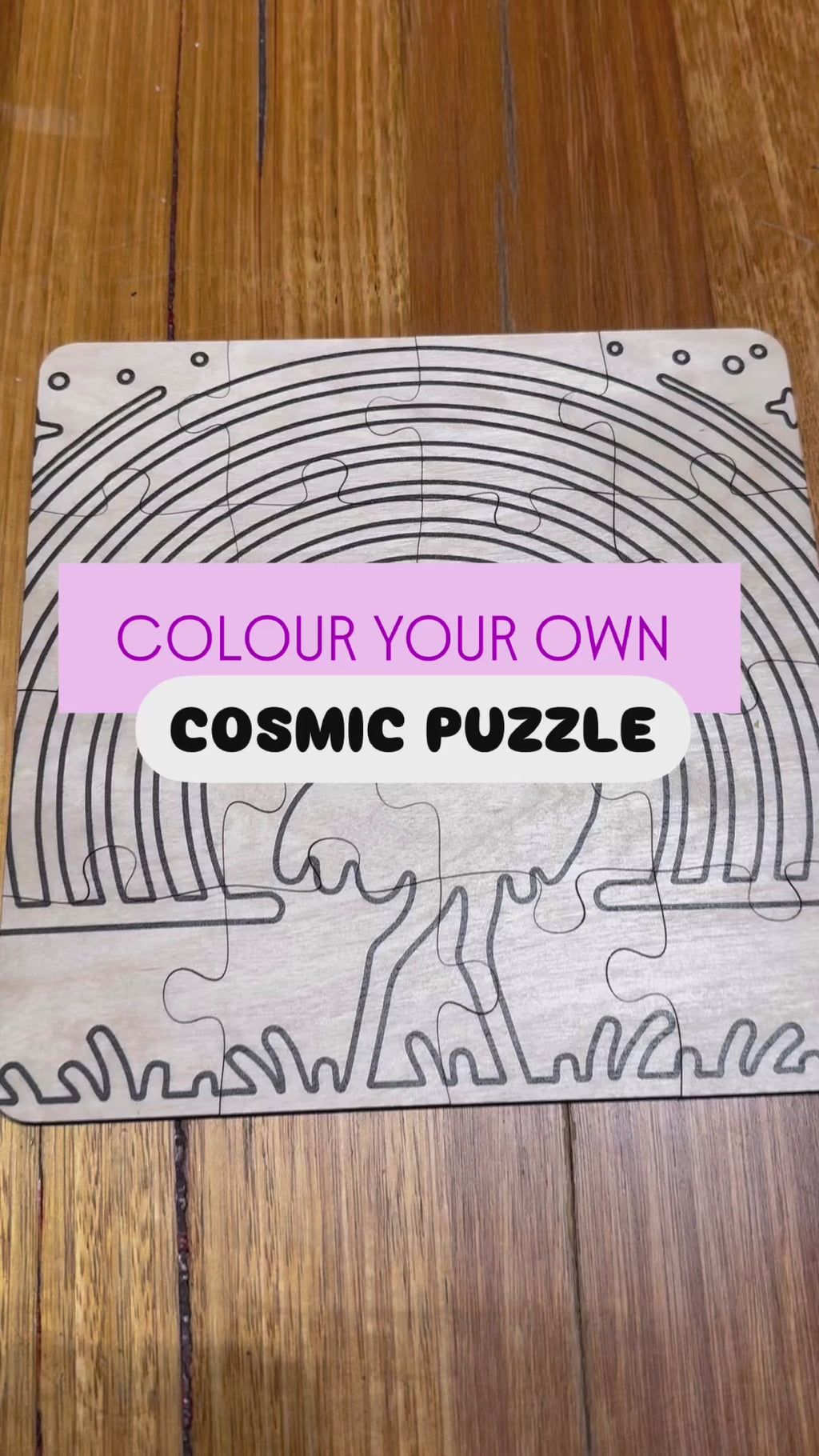 Colour Yr Own Emu Puzzle